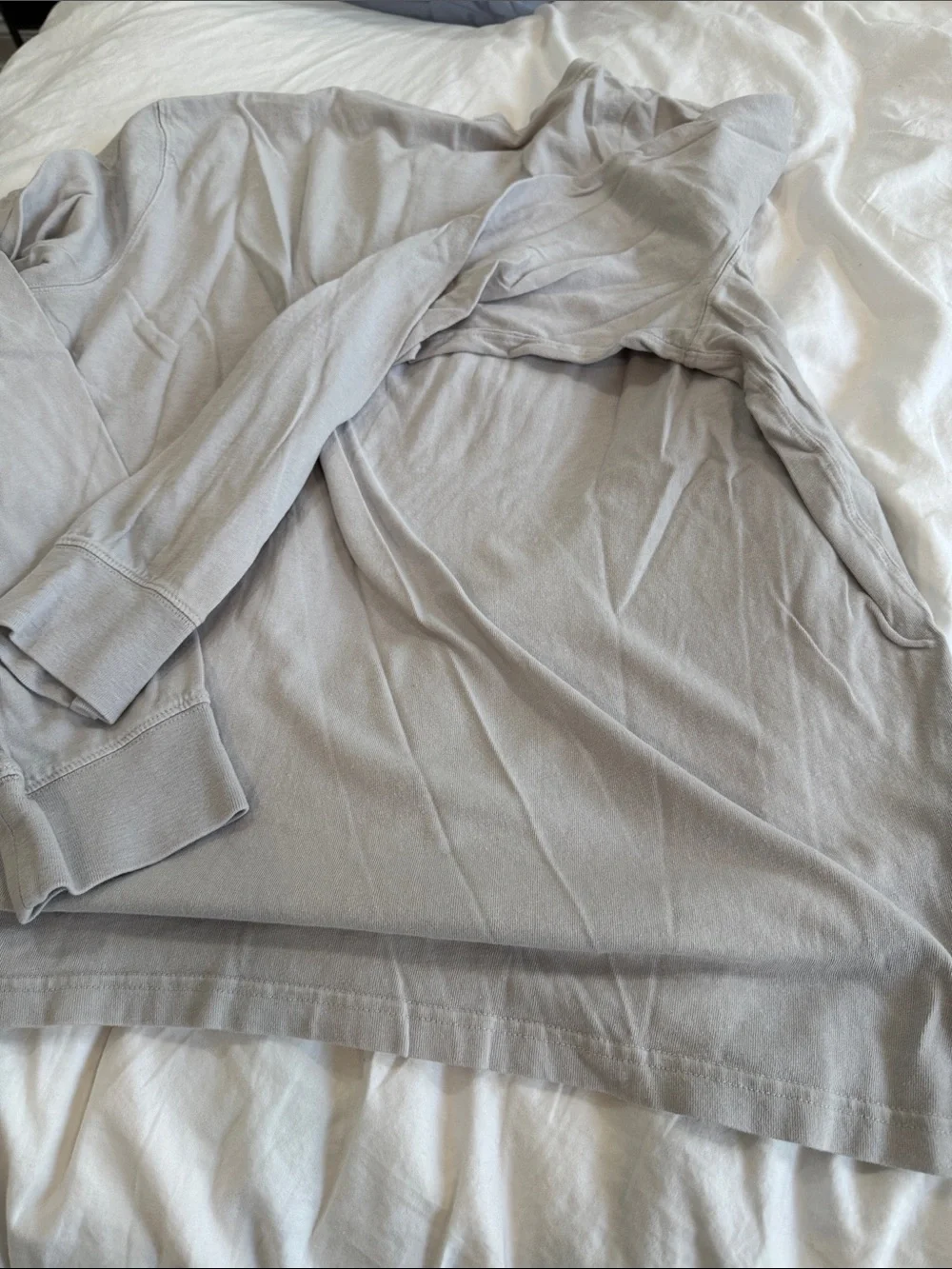J. Crew Men's Long-Sleeve Henley - Light Gray